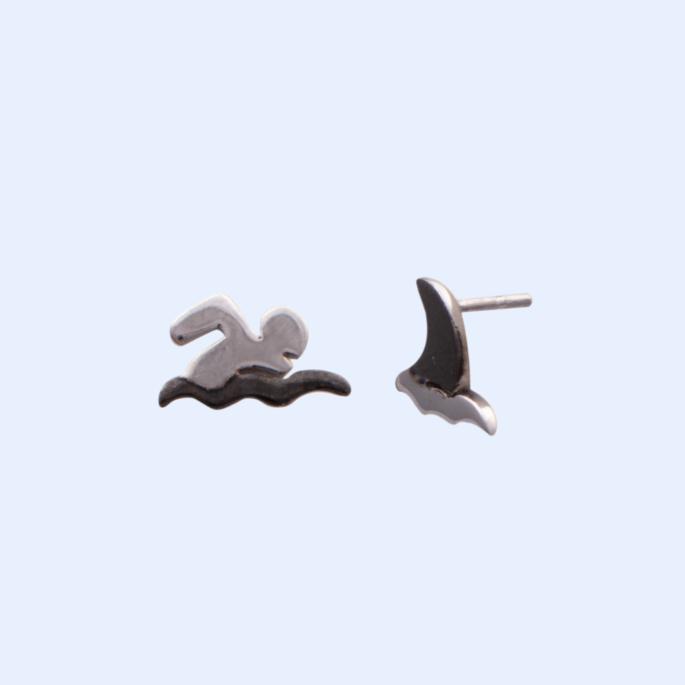 Swimmer Inspired Earrings