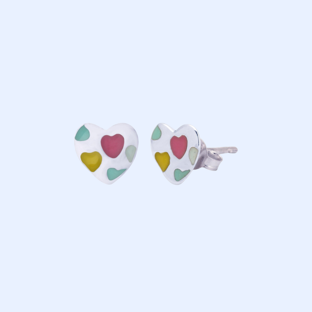 Multi Heart Earrings