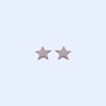 Silver Star Earrings