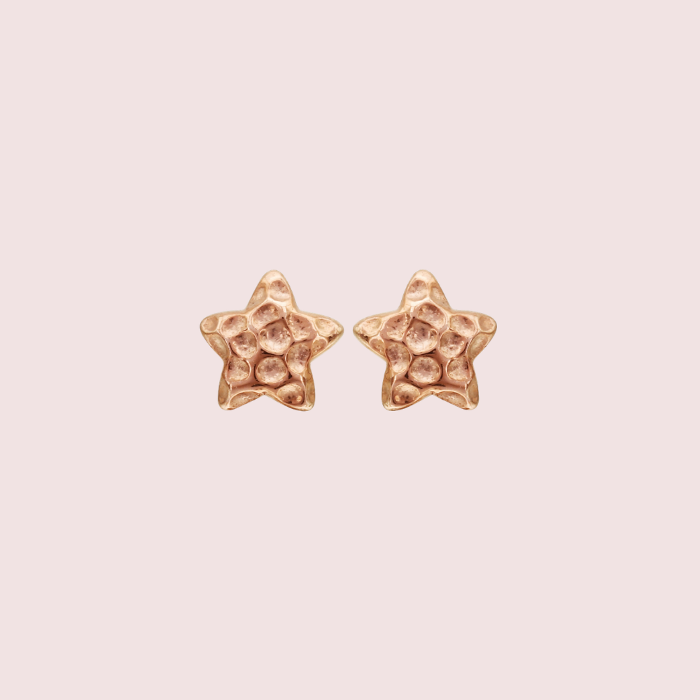 Gold Plated Starfish Earrings