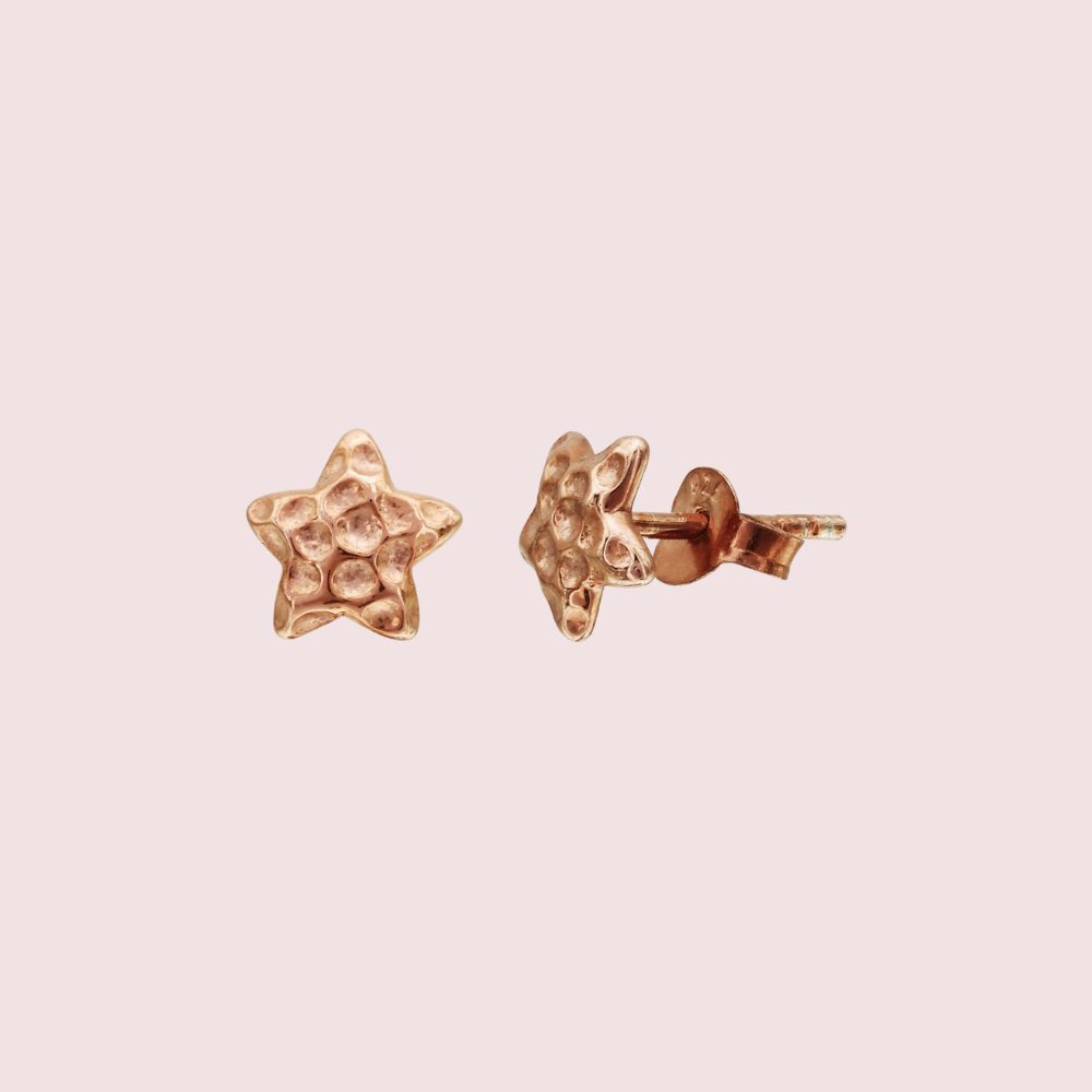 Gold Plated Starfish Earrings