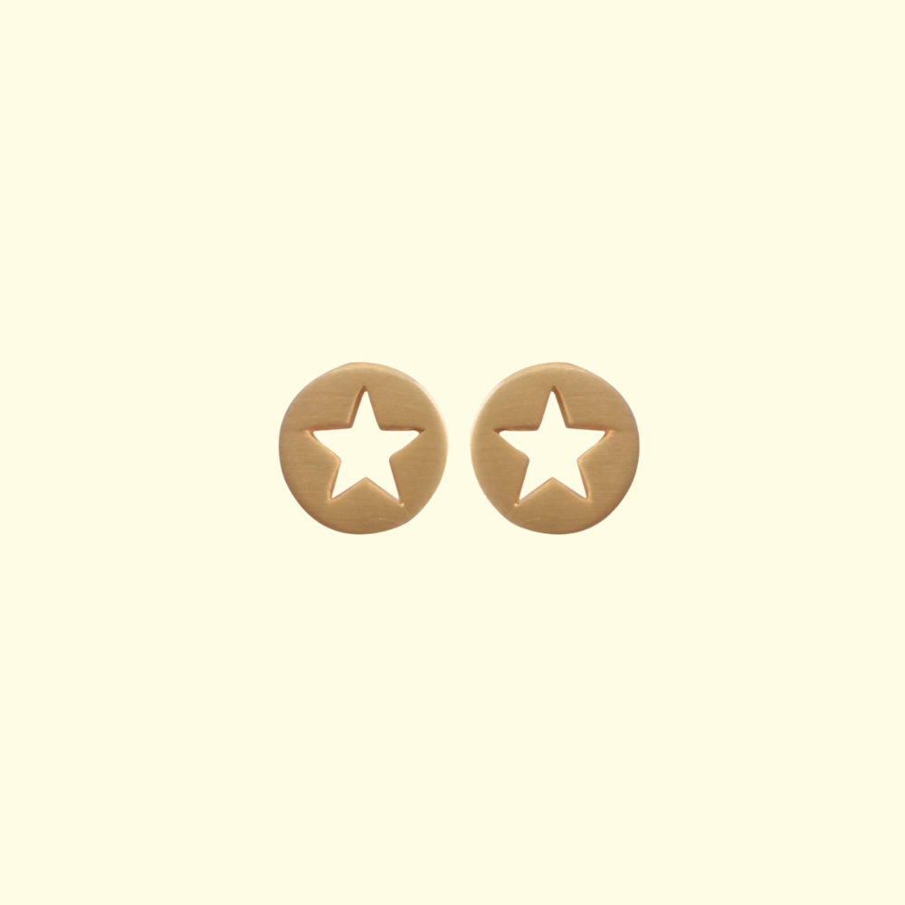 Hollow Star Earrings