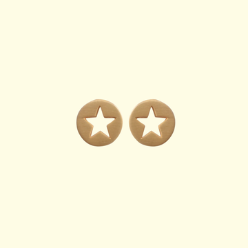 Hollow Star Earrings