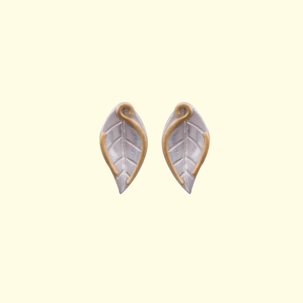 Silver Leaf Earrings