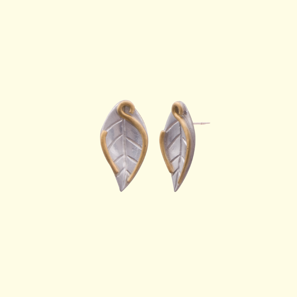 Silver Leaf Earrings