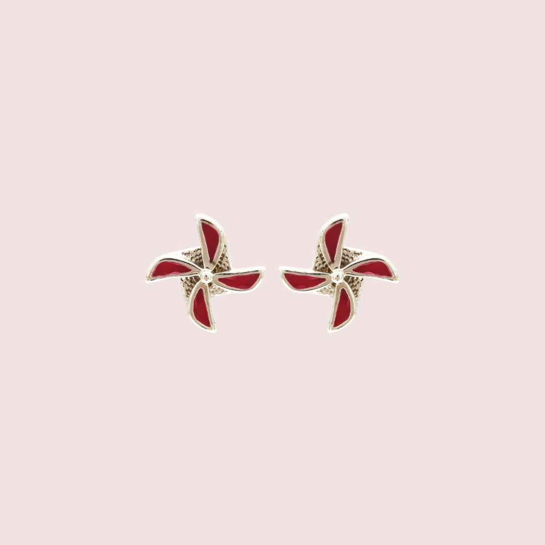 Fan Wheel Earrings