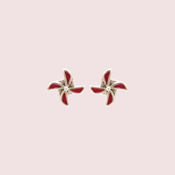 Fan Wheel Earrings