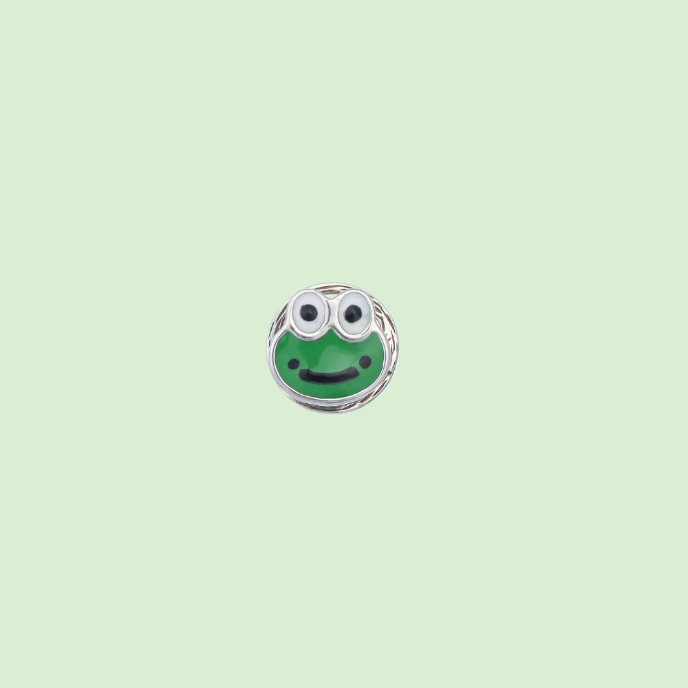 Green Frog Kurta Buttons