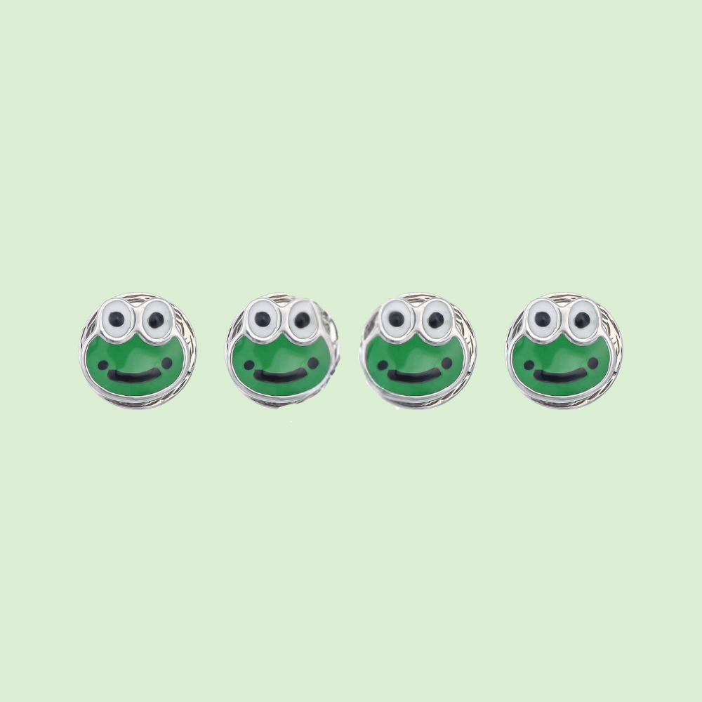 Green Frog Kurta Buttons