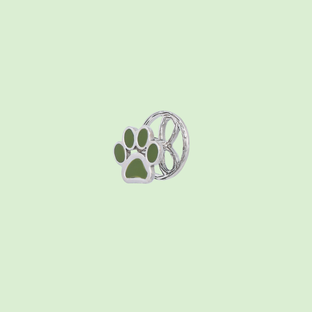 Green Paw Kurta Buttons