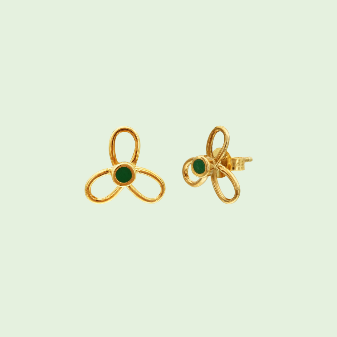 Fan Shaped Earrings