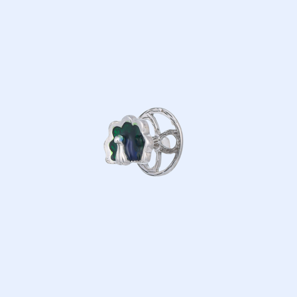 Green Peacock Kurta Buttons