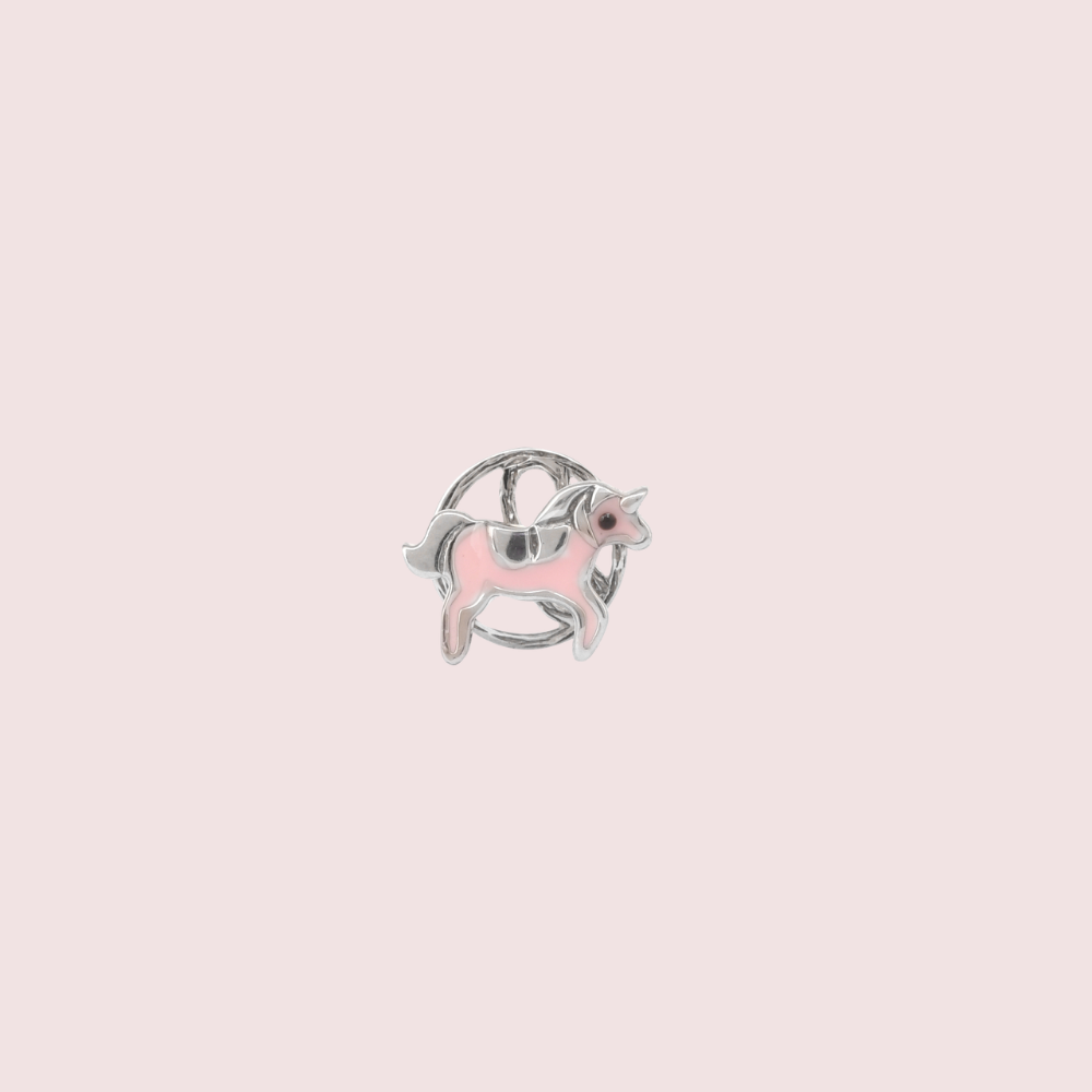 Pink Unicorn Kurta Buttons