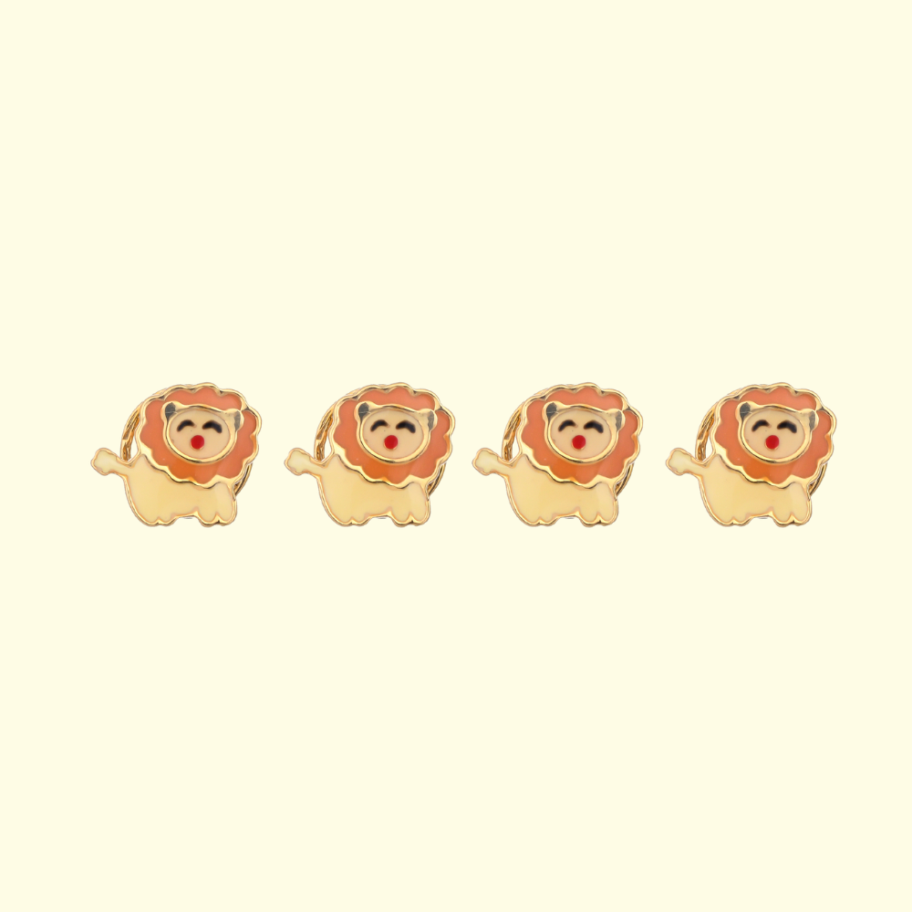 Golden Lion Kurta Buttons