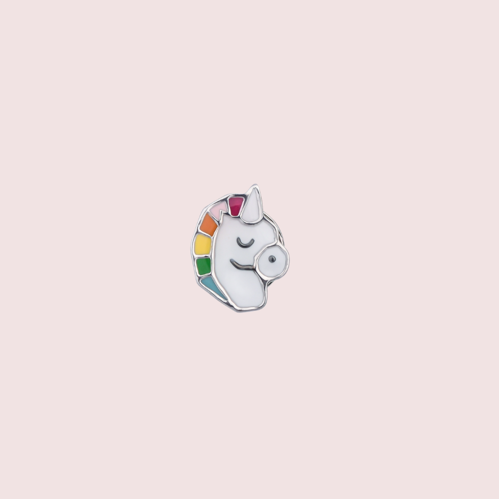 Multicolor Unicorn Kurta Buttons