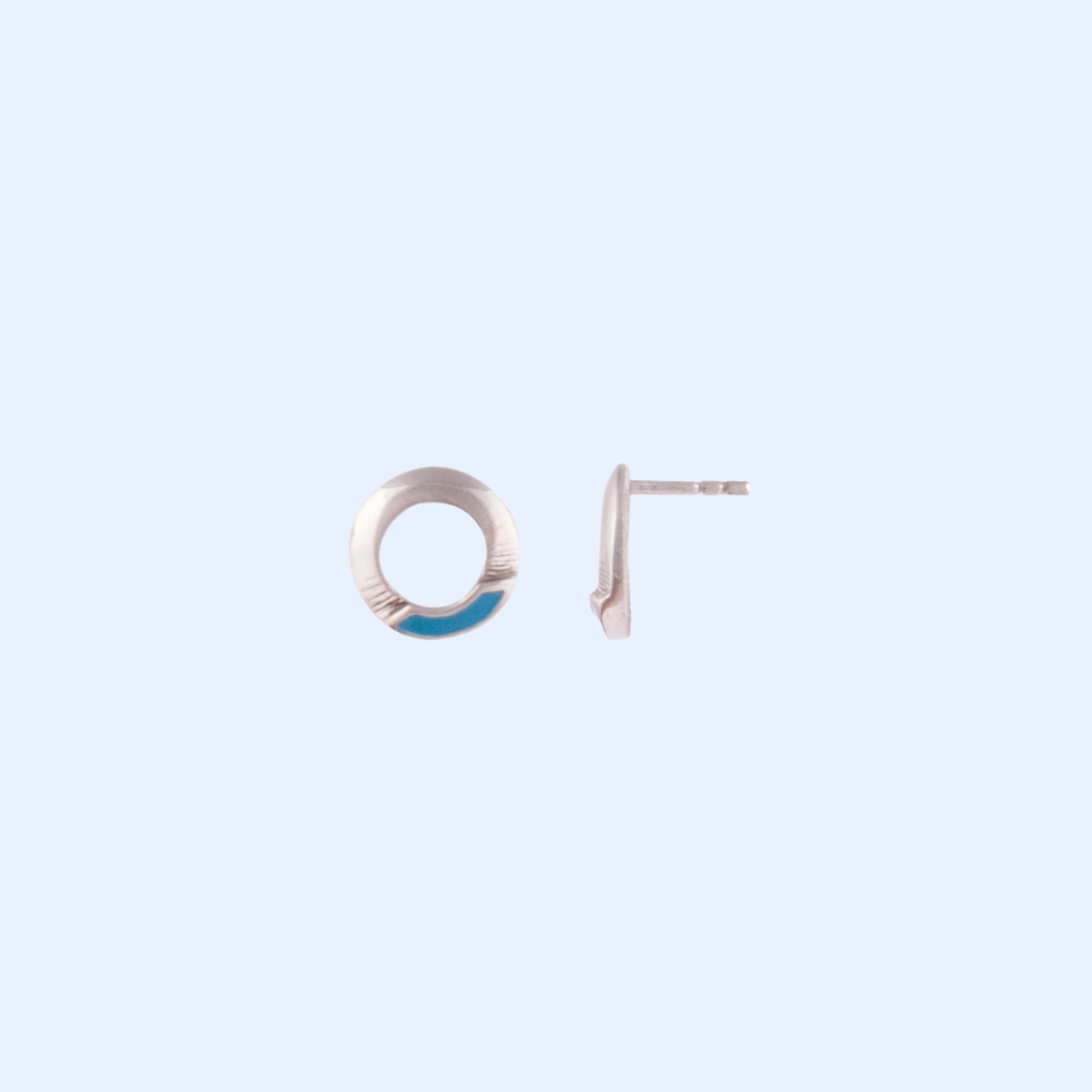 Round Hoop Earrings