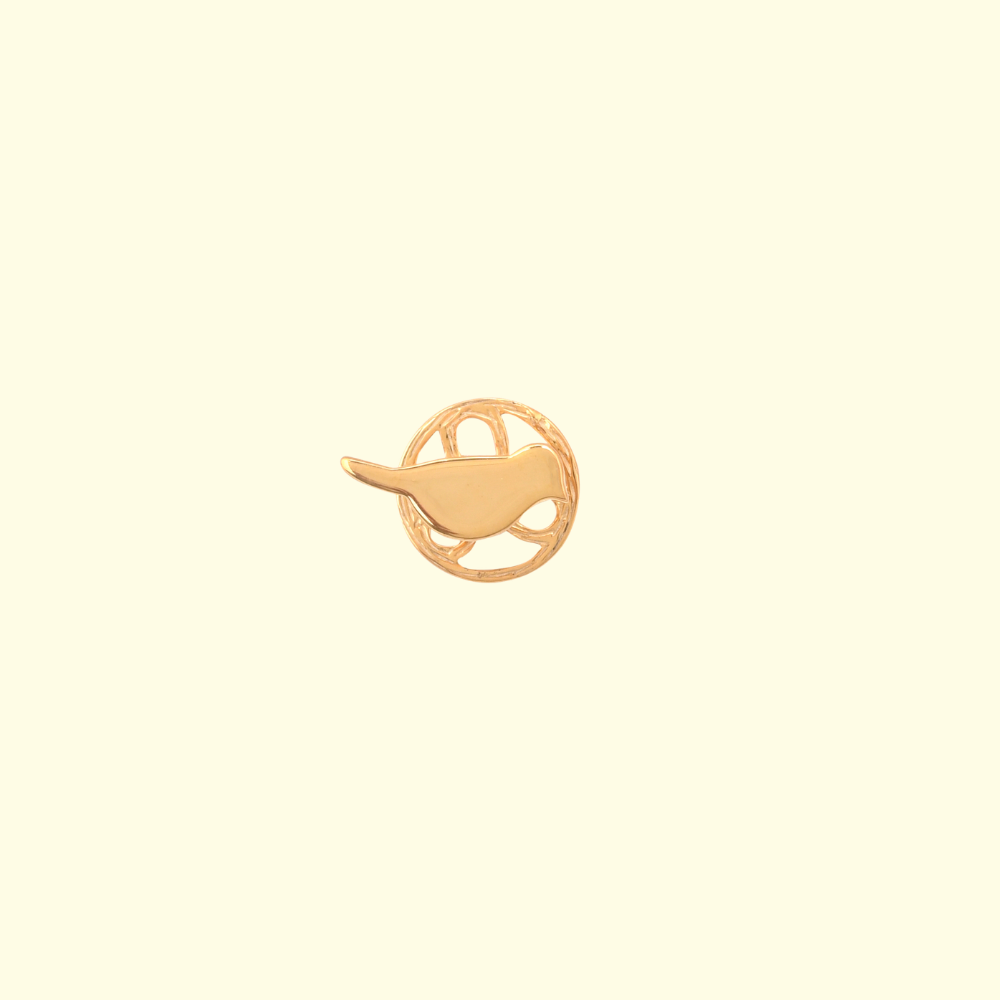 Golden Bird Kurta Buttons