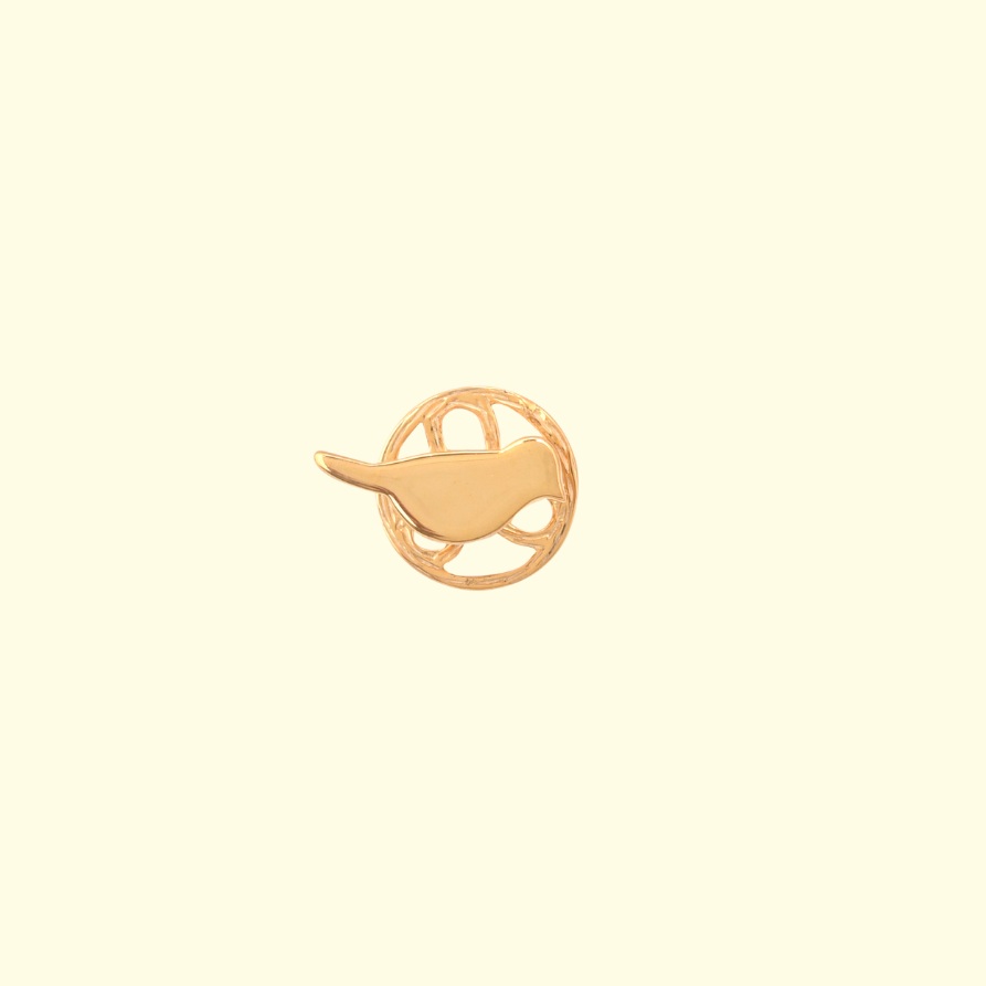 Golden Bird Kurta Buttons