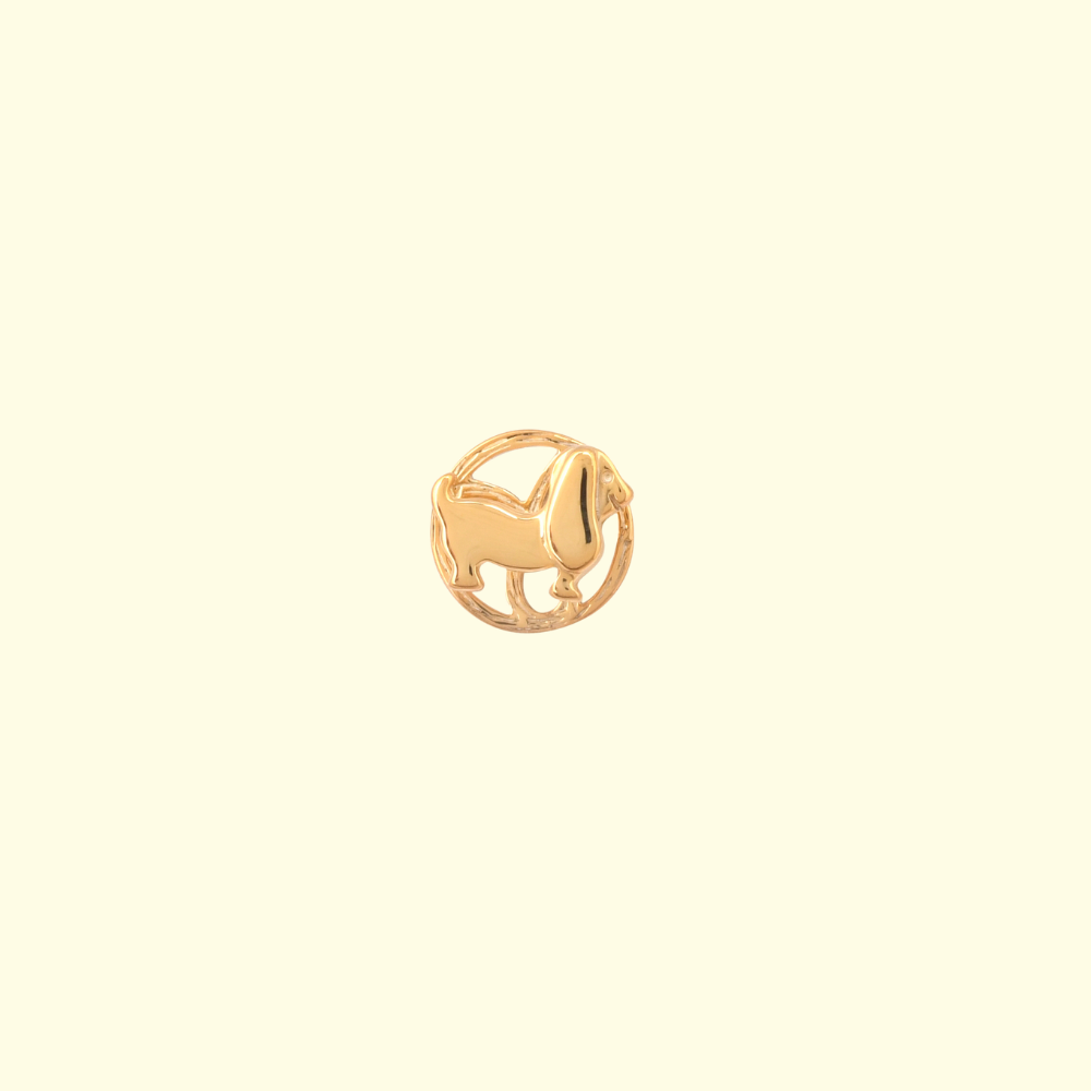 Golden Dog Kurta Buttons