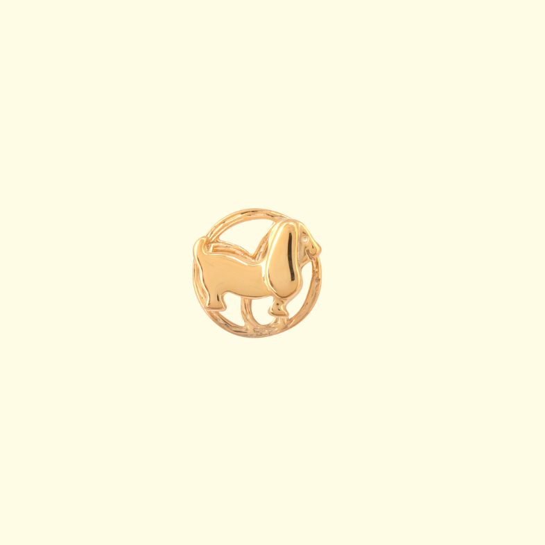 Golden Dog Kurta Buttons