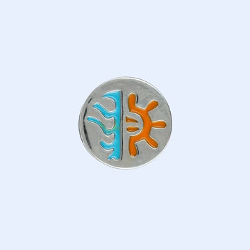 Dual Color Round Kurta Buttons