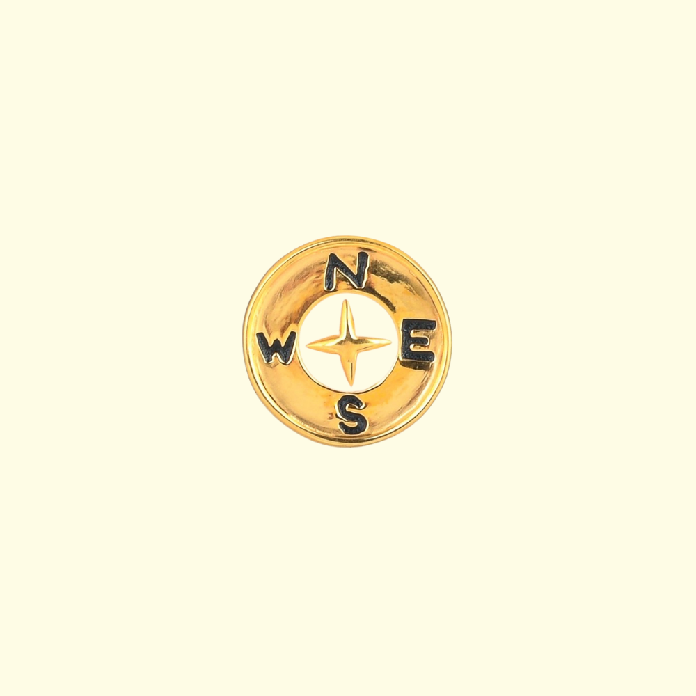 Golden Compass Kurta Buttons