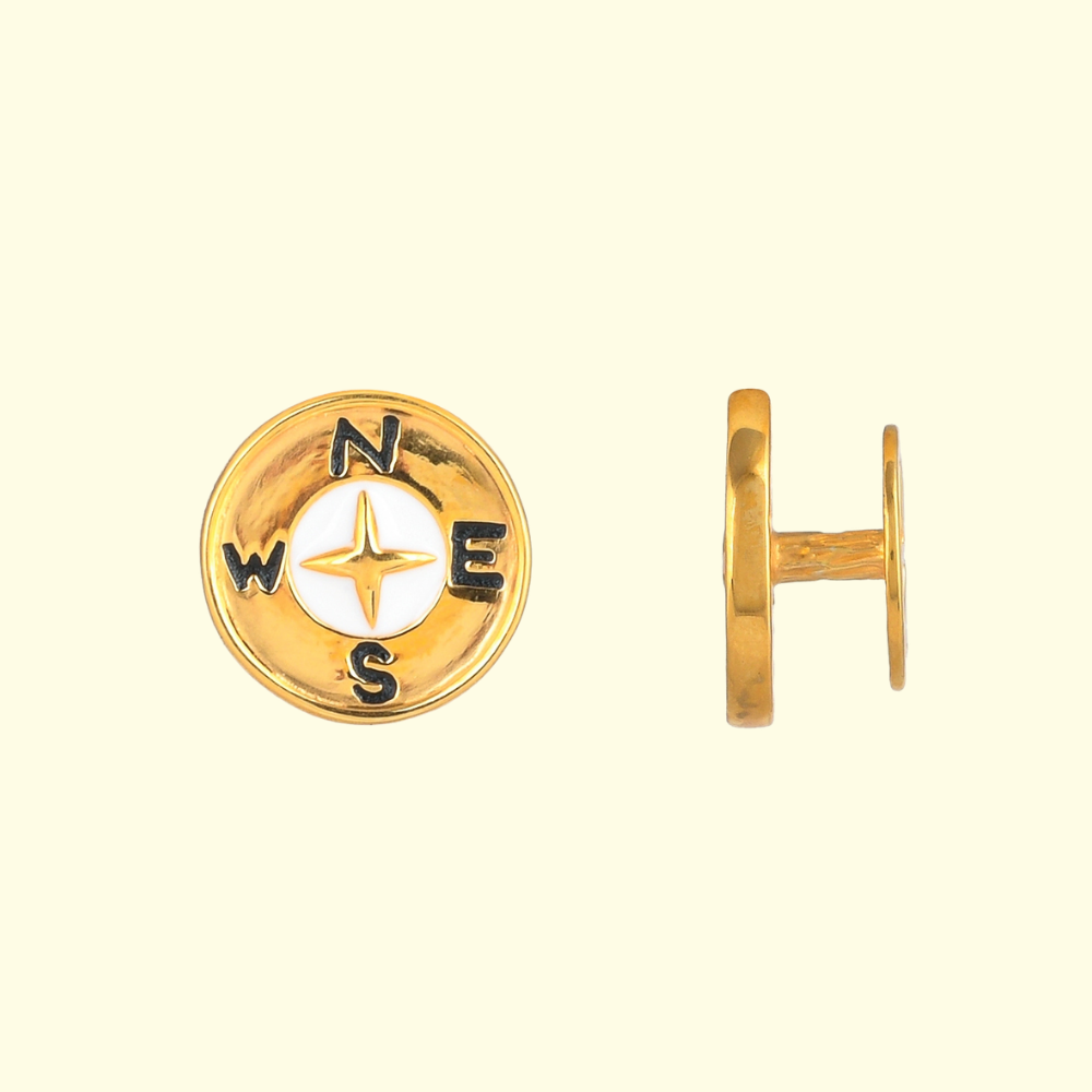 Golden Compass Kurta Buttons