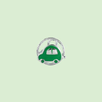 Green Car Kurta Buttons