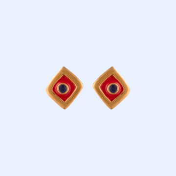 Multicoloured Square Earrings