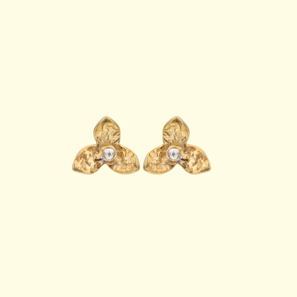 Tri Flower Earrings