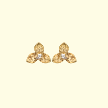 Tri Flower Earrings