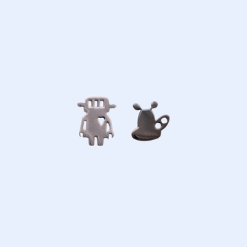 Robot Earrings