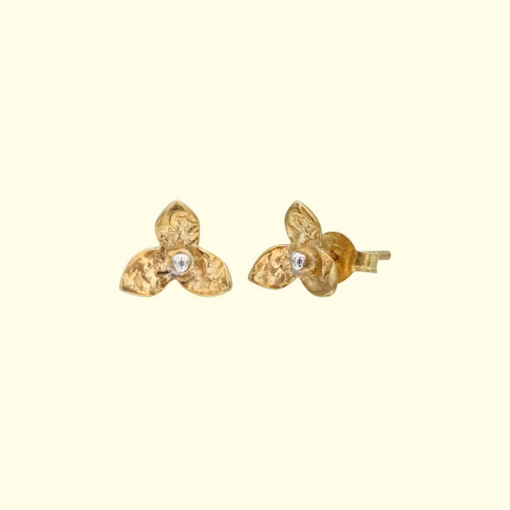 Tri Flower Earrings
