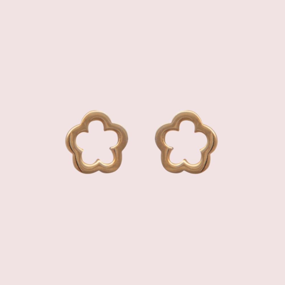 Flower Outline Earrings