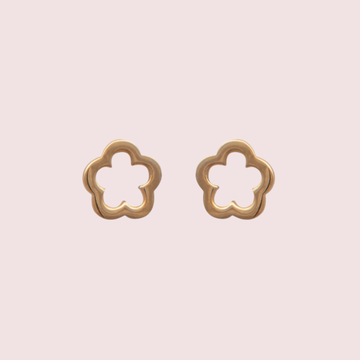 Flower Outline Earrings