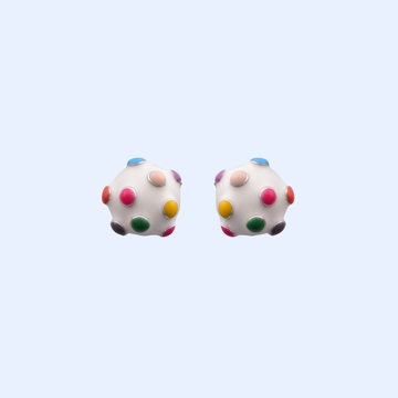 Multicoloured Sphere Earrings