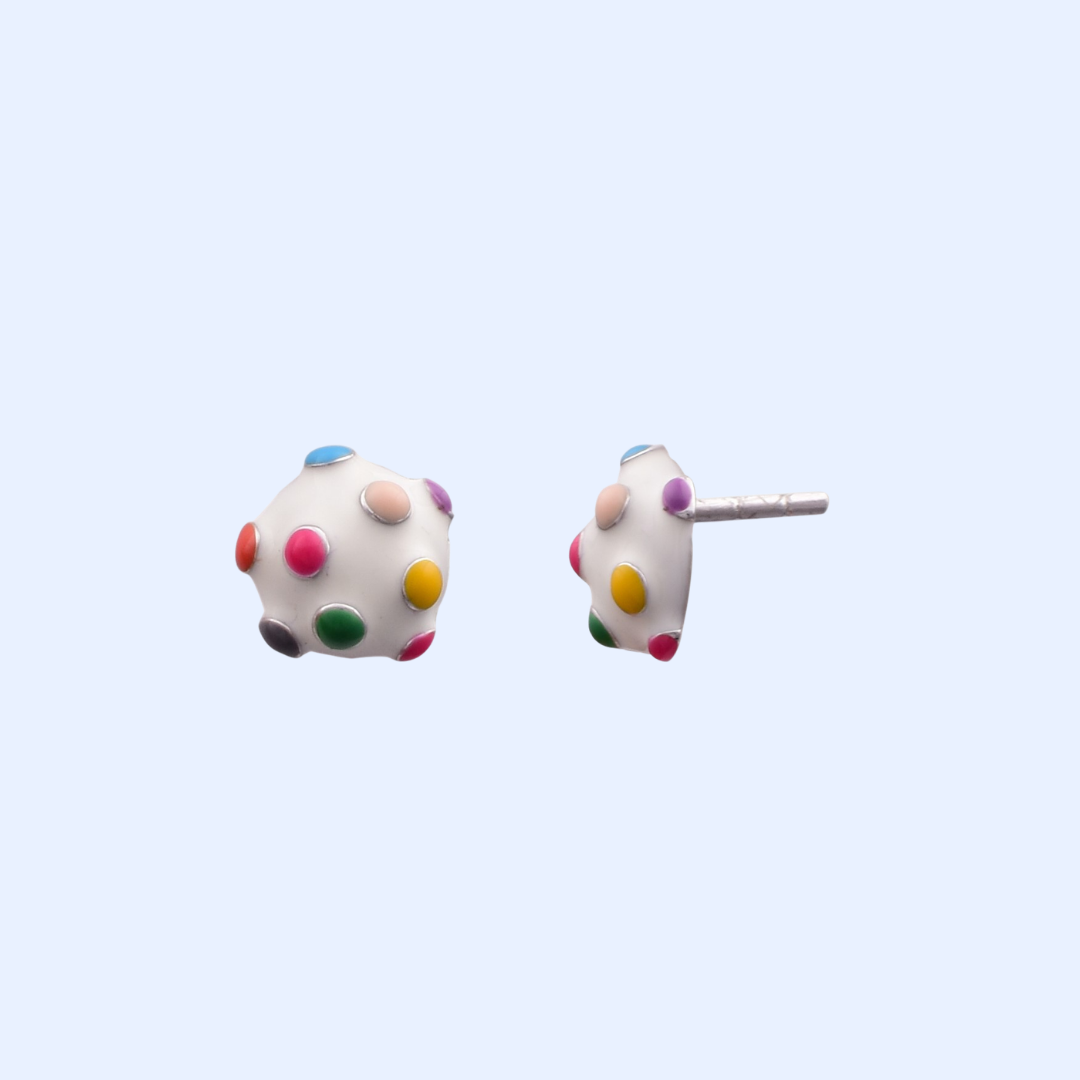Multicoloured Sphere Earrings
