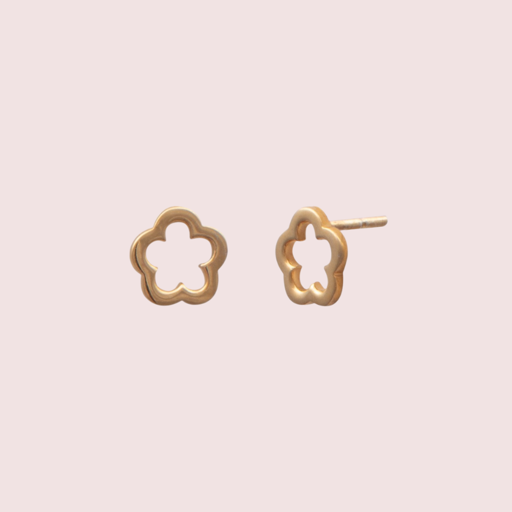 Flower Outline Earrings