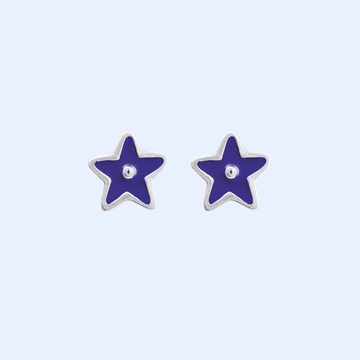 Purple Star Earrings