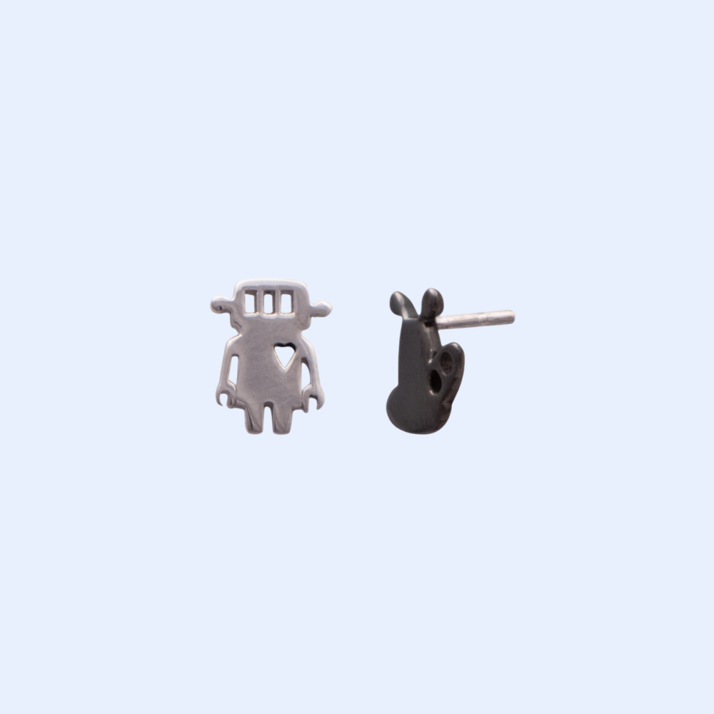 Robot Earrings