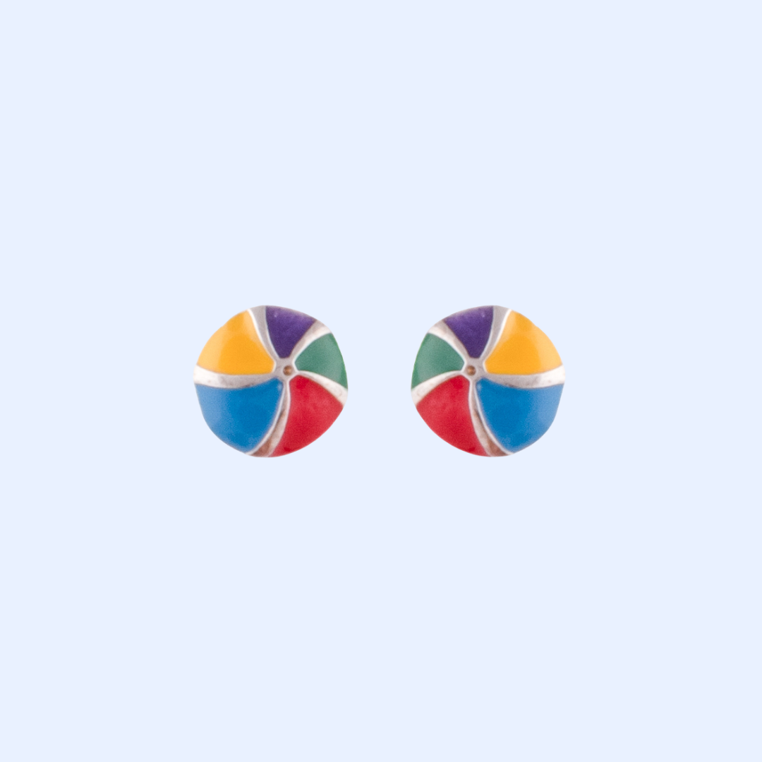 Beachball Earrings