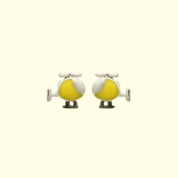 Yellow Helicopter Earrings
