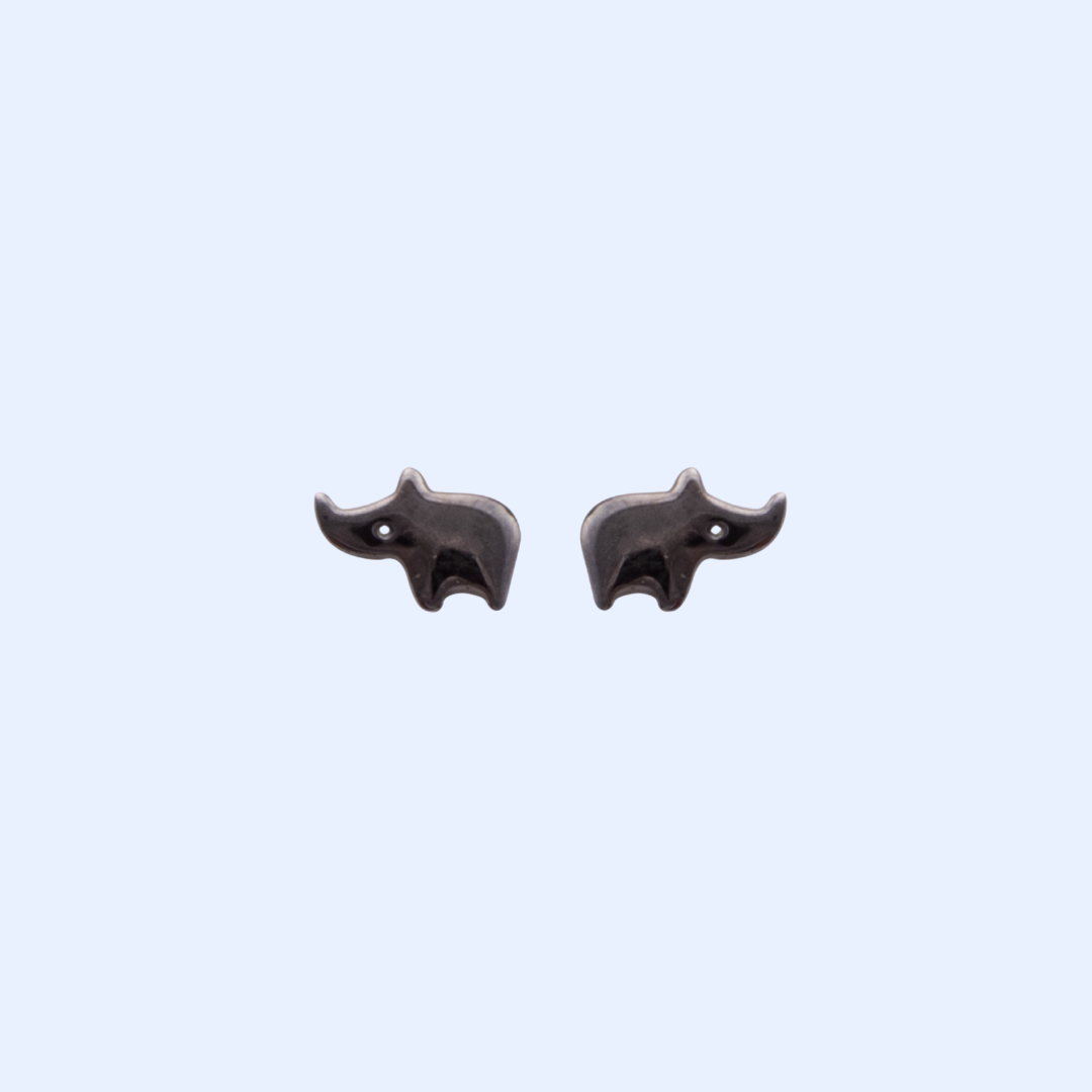Rhino Earrings