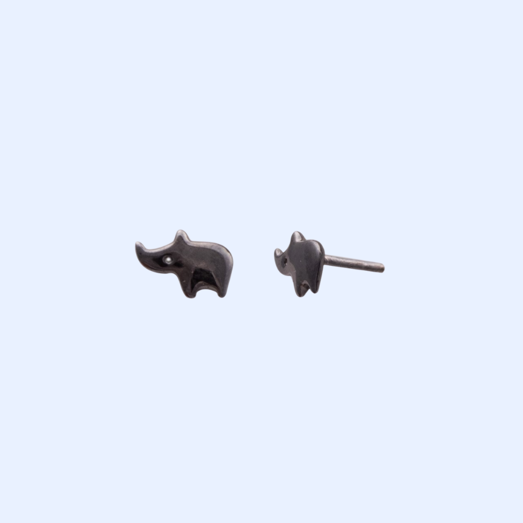 Rhino Earrings