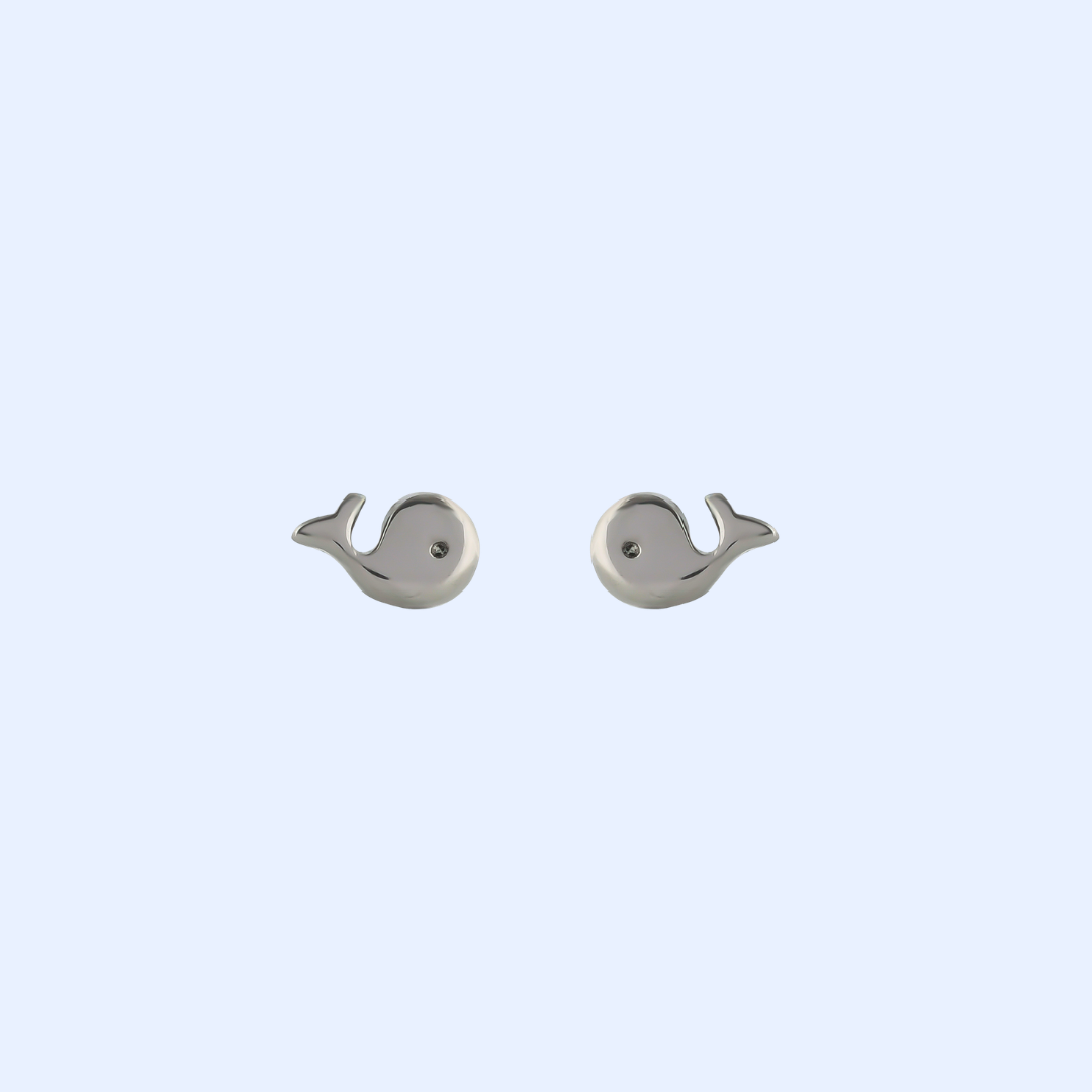 Whale Earrings