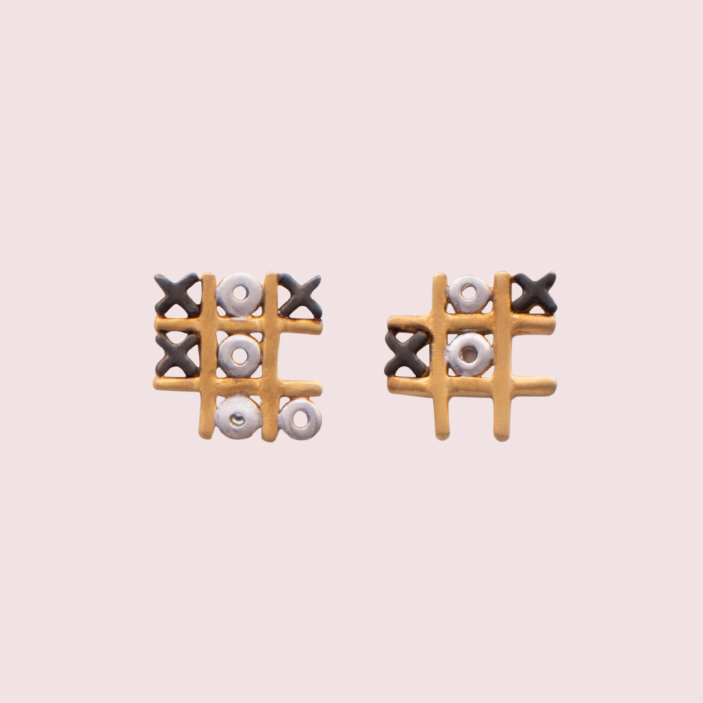 Tic Tac Toe Earrings