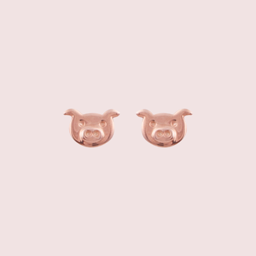 Pig Face Earrings
