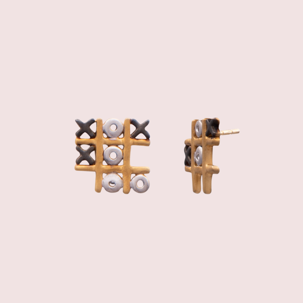 Tic Tac Toe Earrings