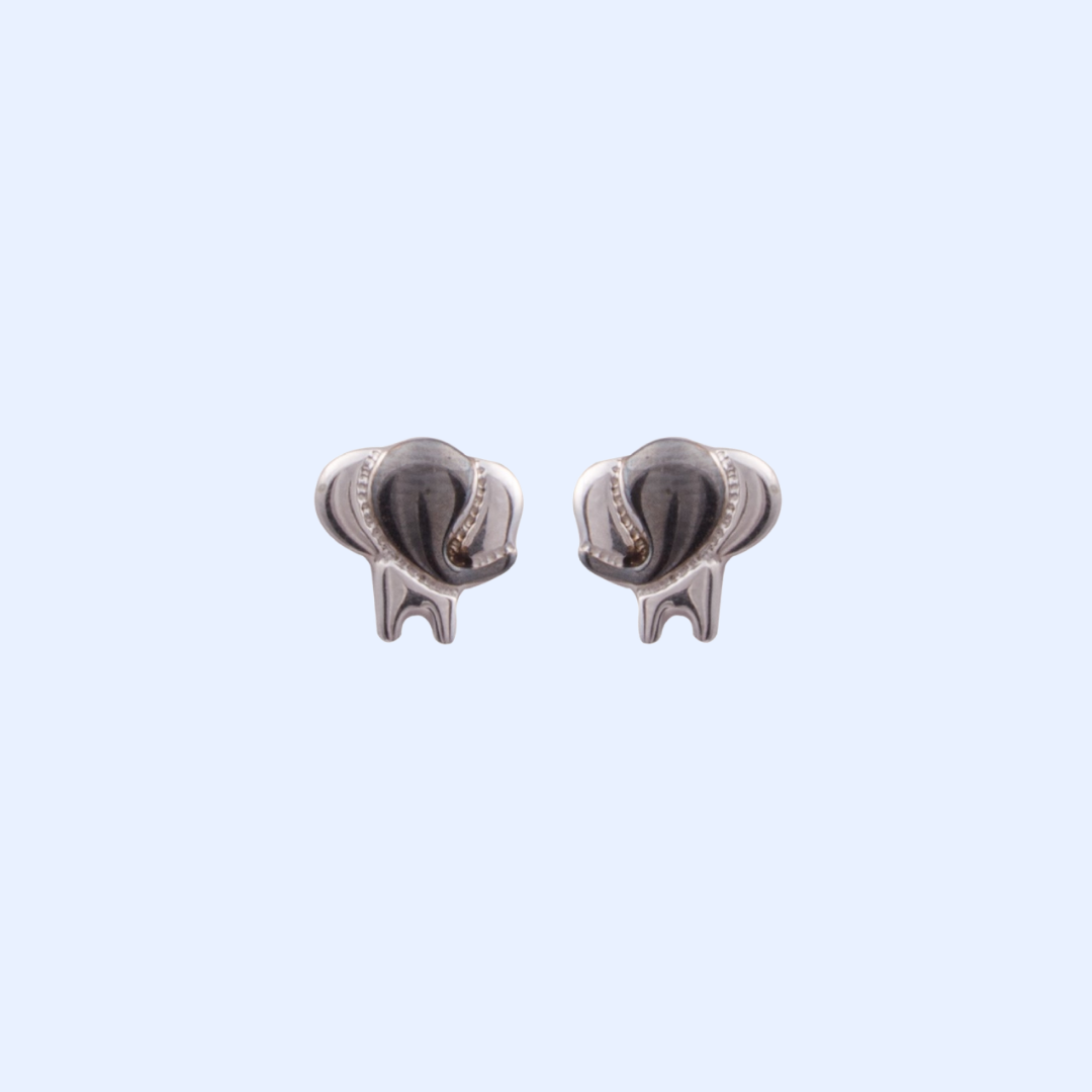 Abstract Elephant Earrings
