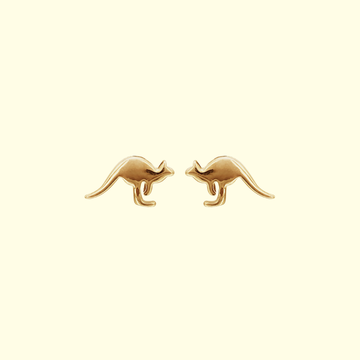 Gold Plated Kangaroo Earrings